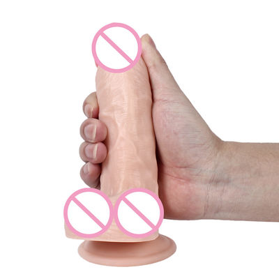 Carne pene maschio realistico dildo 17,5 x 3,5 cm donne adulte giocattoli sessuali liquido silicone morbido