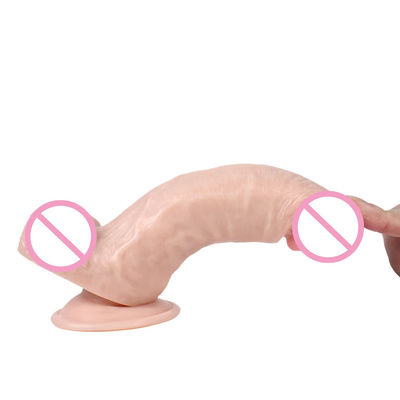 Carne pene maschio realistico dildo 17,5 x 3,5 cm donne adulte giocattoli sessuali liquido silicone morbido
