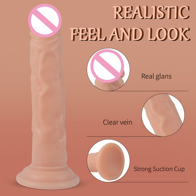100% impermeabile 7.28 in Grande Realista Morbido Dildo Realista Sentimento Guarda CE