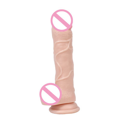 Pvc pene maschile realistico dildo liquido silicone dildo impermeabile CE