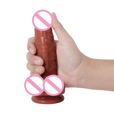 21.5 x 4cm donne realistico dildo morbido di silicone dildo impermeabile