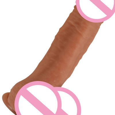 Acque resistenti maschile realistico dildo liquido morbido silicone gomma pene donne dildo