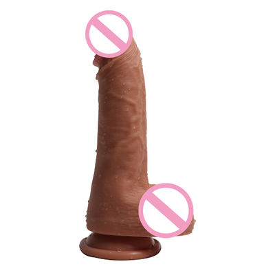Maschio 14 x 4cm Giocattoli Realistici Per Il Penis Liquido Soft Silicone Fake Giocattoli Realistici Per Il Penis