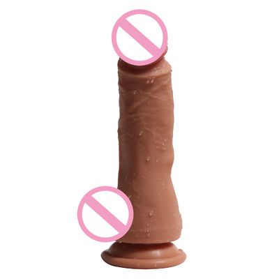 Maschio 14 x 4cm Giocattoli Realistici Per Il Penis Liquido Soft Silicone Fake Giocattoli Realistici Per Il Penis