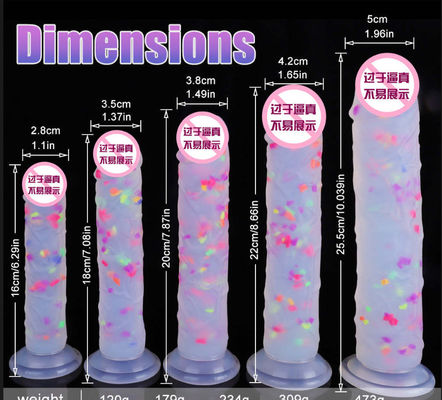 21.5 x 4cm Realistico Dildo di gomma pene artificiale anale maschile Silicone liquido morbido