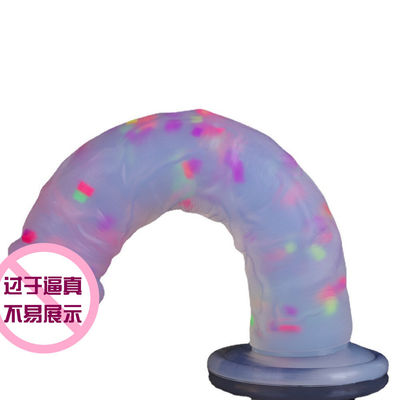 21.5 x 4cm Realistico Dildo di gomma pene artificiale anale maschile Silicone liquido morbido