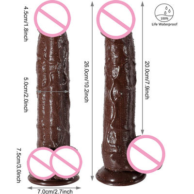 10 pollici Xxl Realistico Dildo Doppio Dildo Custom Gummy Real Feel Big Dog Cock