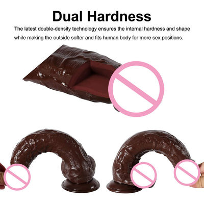 10 pollici Xxl Realistico Dildo Doppio Dildo Custom Gummy Real Feel Big Dog Cock