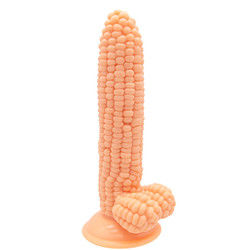 Grande dildo a forma di mais Realistic Penis Corn Cob Dildo 245g
