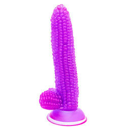 Grande dildo a forma di mais Realistic Penis Corn Cob Dildo 245g