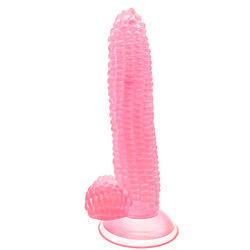 Grande dildo a forma di mais Realistic Penis Corn Cob Dildo 245g