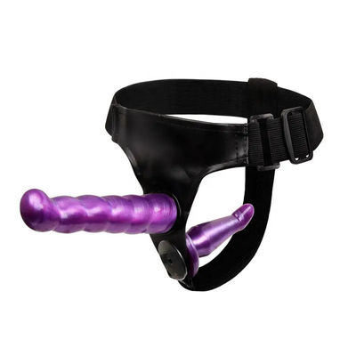 498g Doppia cintura realistica di dildo con cintura di schiavitù
