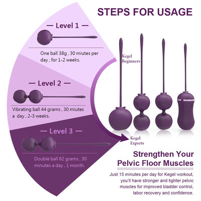 Strap On Strap Kegel Ball Esercizio Vagina Kegel Remote Control Con App