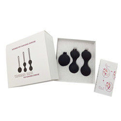 Calcio di Kegel Vibratore di silicone Esercizio vaginale Pesi Kegel Per Donne