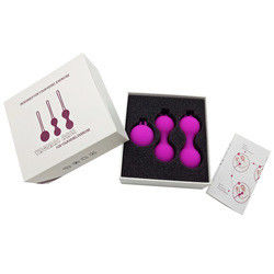 Calcio di Kegel Vibratore di silicone Esercizio vaginale Pesi Kegel Per Donne