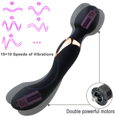 22cm Personal Women AV Wand ODM 300g Vibratore del clitoride Massaggiatore a bacchetta ricaricabile