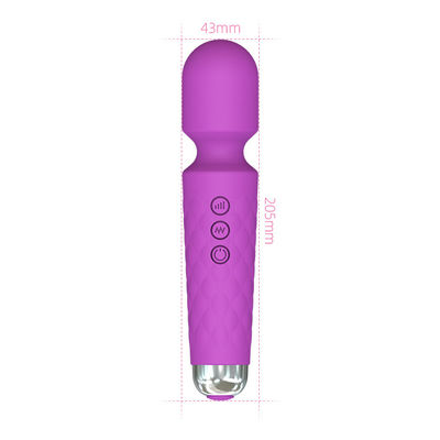 Dispositivo di massaggio a vibrazione a 8 velocità 205mm G Spot Vibratore Sex Toy Body Pussy