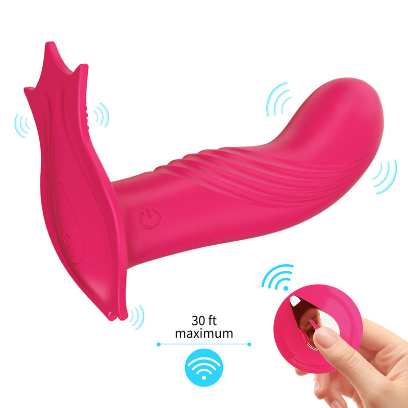 Vibratore per sesso a distanza femminile senza fili giocattolo sessuale panty vibratore 15cm