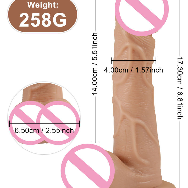 5Vibratore da 3 pollici giocattolo per adulti grande dildo realistico pene in silicone per donne adulte