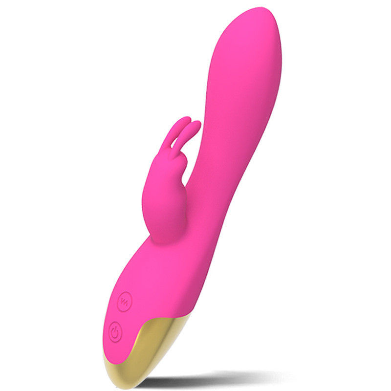 Giocattoli sessuali G Spot ricaricabili Acque resistenti Massaggiatore per clitoride di coniglio Vibratore per donne