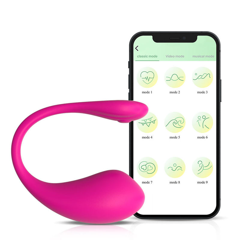 Vibratore wireless per sesso 250g Controllo App Mini Love Jump Vibratore per donne