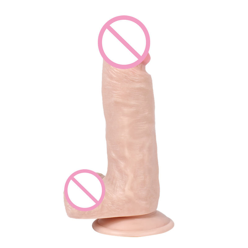 Carne pene maschio realistico dildo 17,5 x 3,5 cm donne adulte giocattoli sessuali liquido silicone morbido