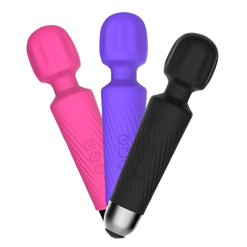 Donna senza fili giocattolo sessuale ricaricabile per adulti Clitoride cristallino Mini bacchetta vaginale Vibratore